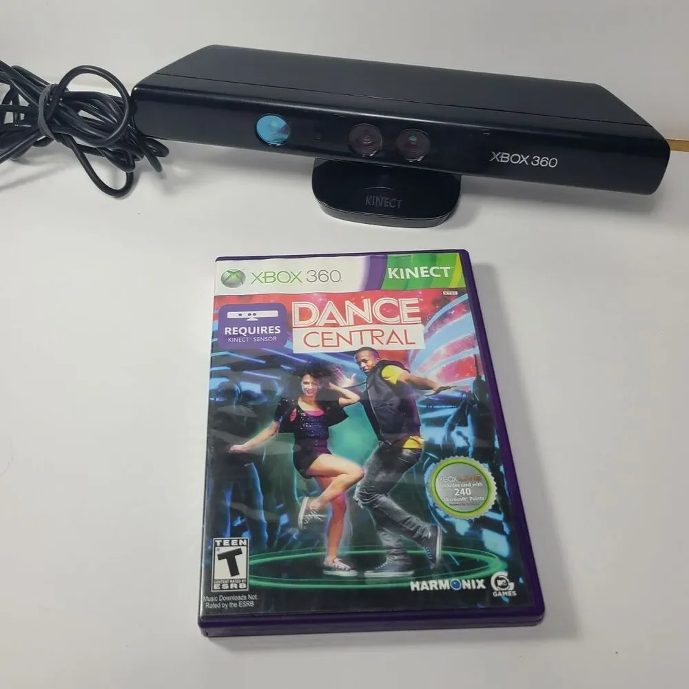 Microsoft Xbox 360 Kinect Sensor with Kinect Dance Central Game
